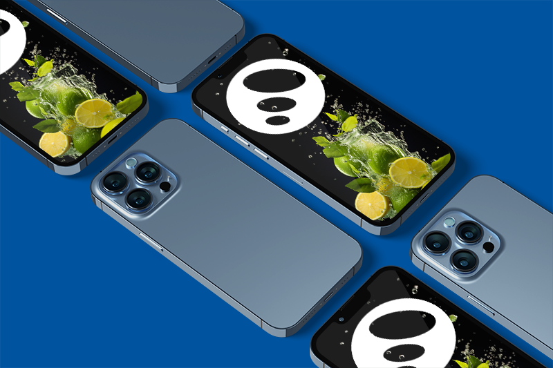 Image of iphones from Tesco Mobile